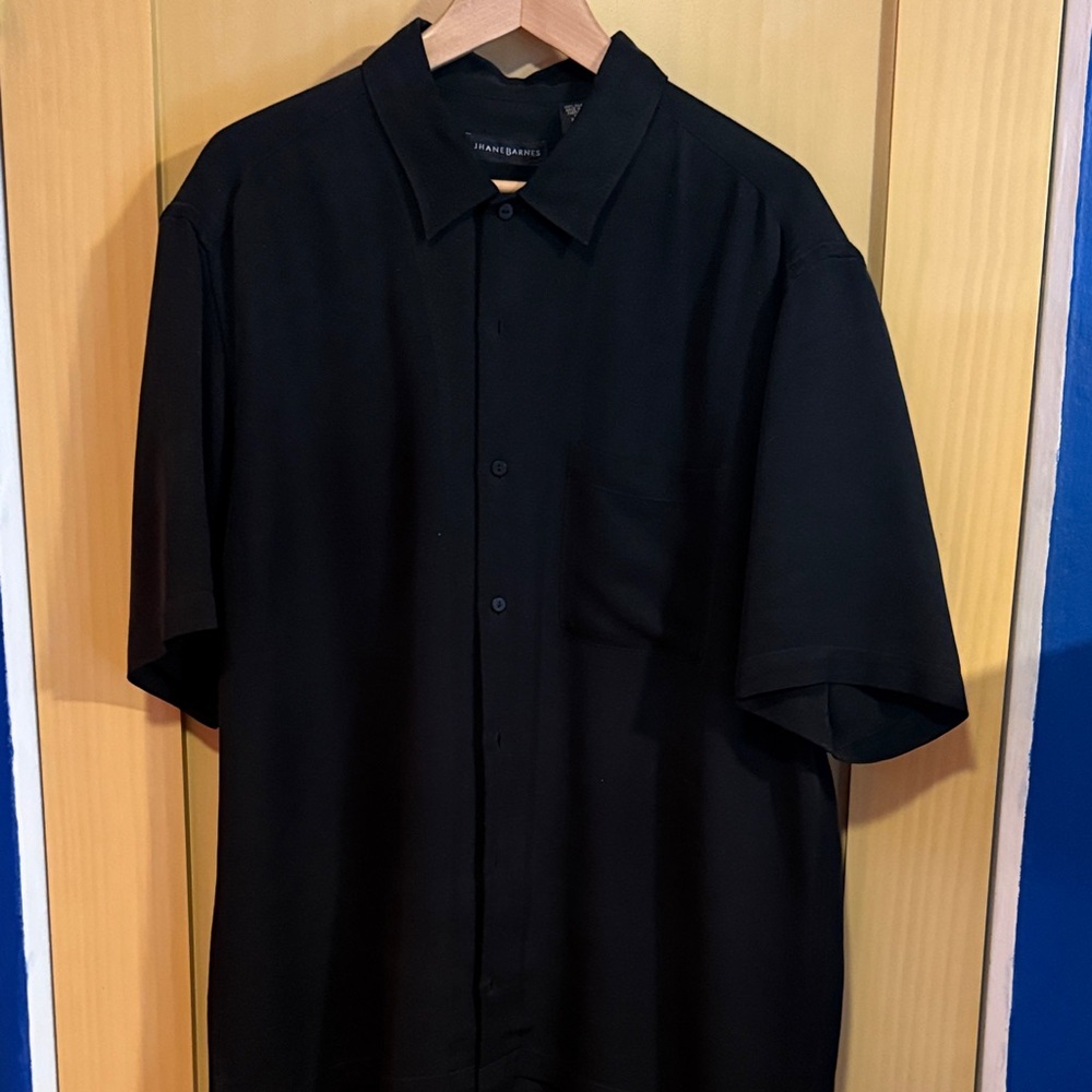 Tommy Bahama Black Casual Button Down Shirt